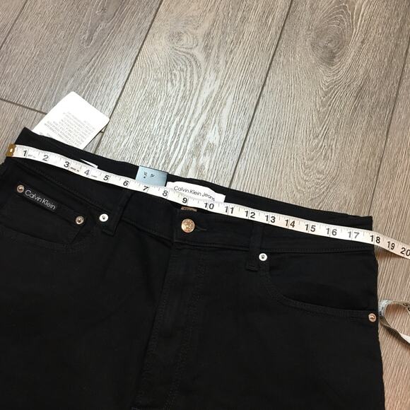 NWT Calvin Klein Mens Classic Black Jeans  36W 34L - Picture 5 of 10